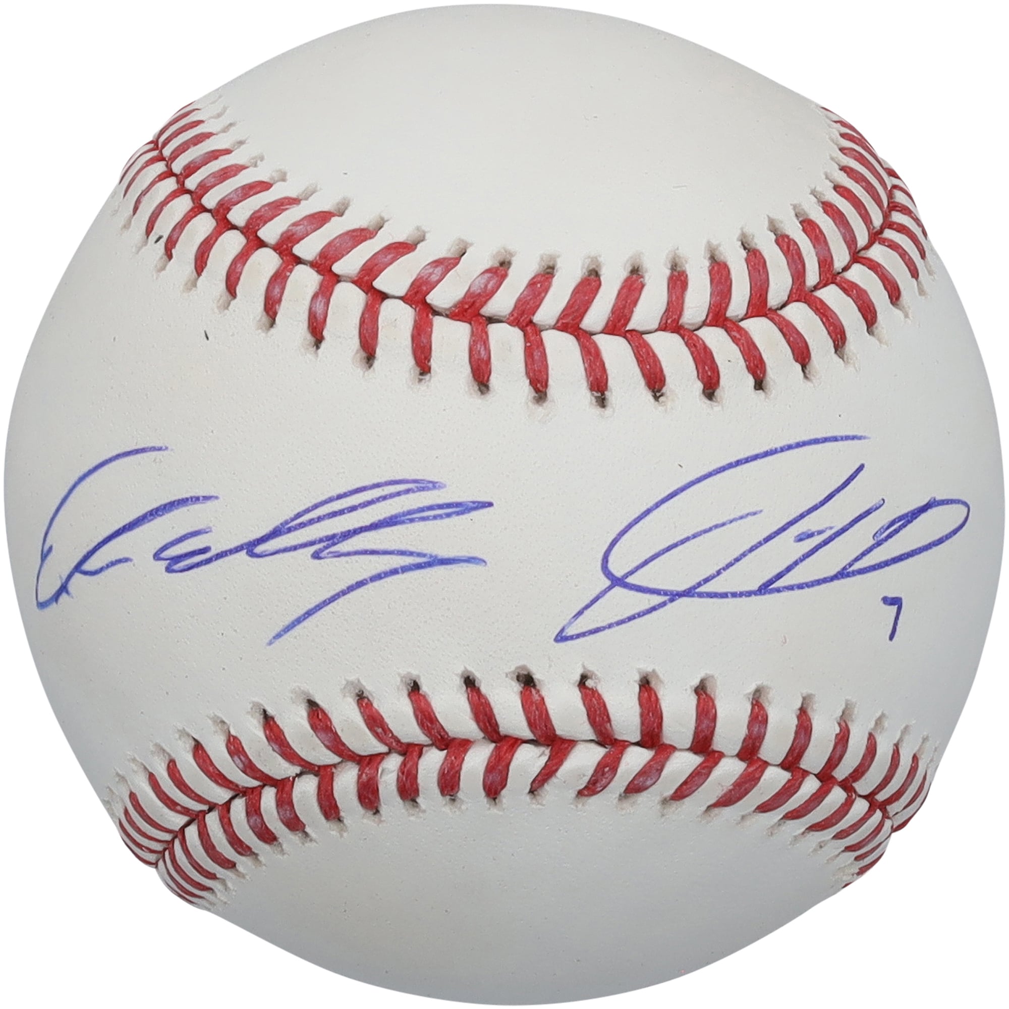 Palla da baseball autografata da Jackson Holliday ed Ethan Holliday