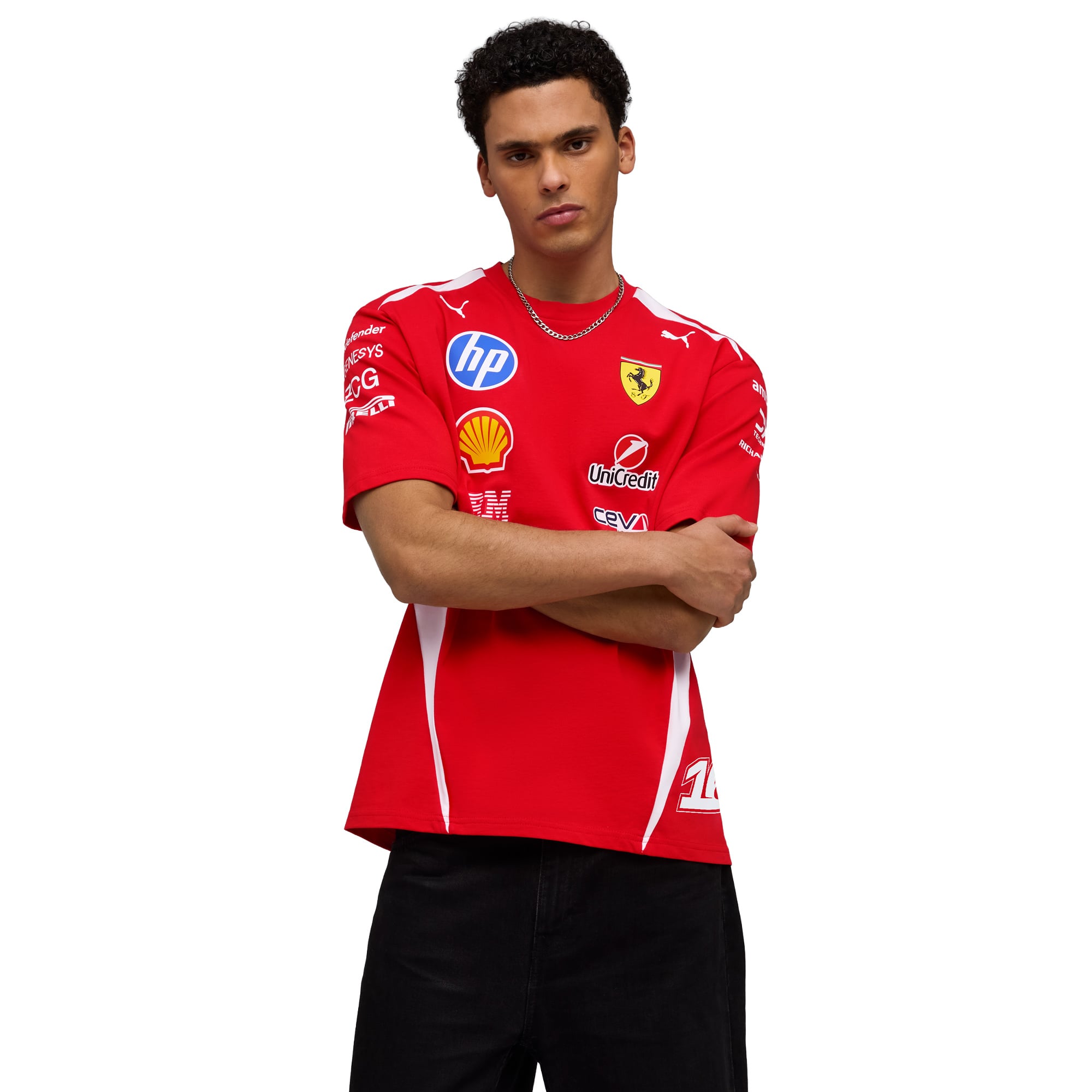 Scuderia Ferrari Replica Charles Leclerc Driver T-Shirt