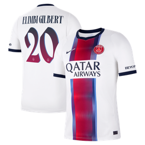 Maillot Extérieur Stadium PSG Nike 26/27 avec flocage Elimbi Gilbert 20, vue 1