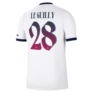 Maillot Extérieur Stadium PSG Nike 26/27 avec flocage Le Guilly 28, vue 4