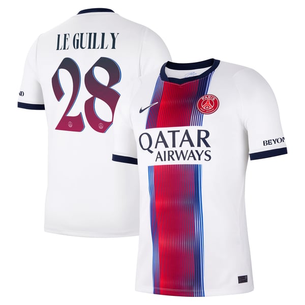 Maillot Extérieur Stadium PSG Nike 26/27 avec flocage Le Guilly 28