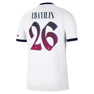 Maillot Extérieur Stadium PSG Nike 26/27 avec flocage Ebayilin 26, vue 4