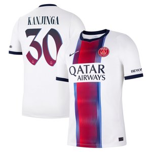 Maillot Extérieur Stadium PSG Nike 26/27 avec flocage Kanjinga 30, vue 1