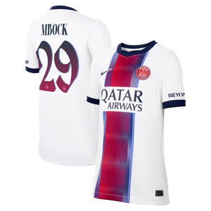 Maillot Extérieur Stadium PSG Nike 26/27 - Enfant avec flocage Mbock 29, vue 2
