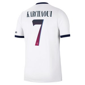 Maillot Extérieur Stadium PSG Nike 26/27 avec flocage Karchaoui 7, vue 4