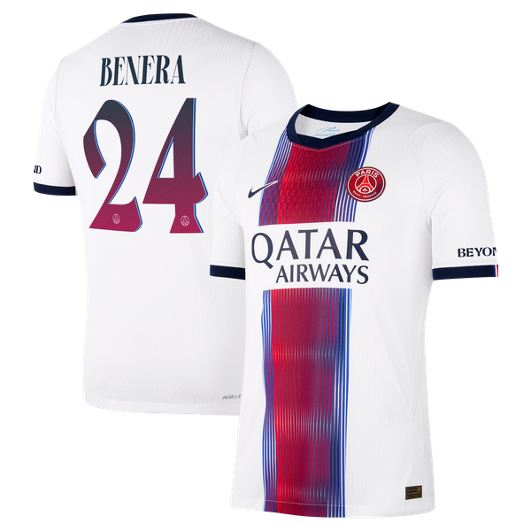 Maillot Extérieur Match PSG Nike Aero-FIT 26/27 avec flocage Benera 24