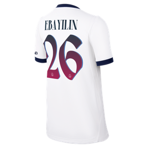 Maillot Extérieur Stadium PSG Nike 26/27 - Enfant avec flocage Ebayilin 26, vue 4
