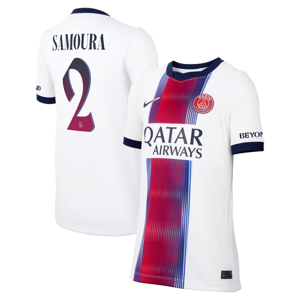 Maillot Extérieur Stadium PSG Nike 26/27 - Enfant avec flocage Samoura 2