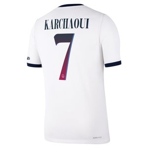 Maillot Extérieur Match PSG Nike Aero-FIT 26/27 avec flocage Karchaoui 7, vue 4