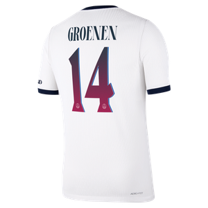 Maillot Extérieur Match PSG Nike Aero-FIT 26/27 avec flocage Groenen 14, vue 4