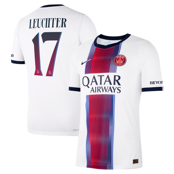 Maillot Extérieur Match PSG Nike Aero-FIT 26/27 avec flocage Leuchter 17
