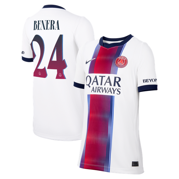 Maillot Extérieur Stadium PSG Nike 26/27 - Enfant avec flocage Benera 24