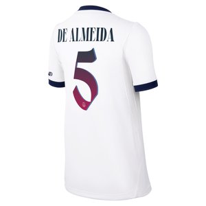 Maillot Extérieur Stadium PSG Nike 26/27 - Enfant avec flocage De Almeida 5, vue 4