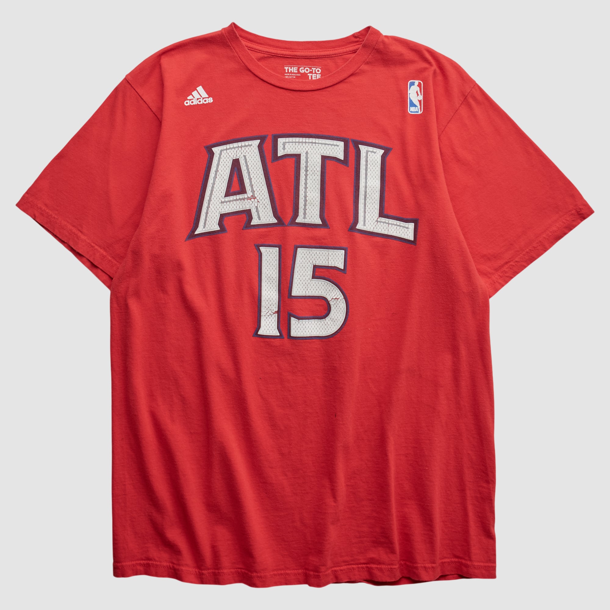 Atlanta Hawks Adidas 2010s T-shirt - Red - L by Fanatics Real Vintage