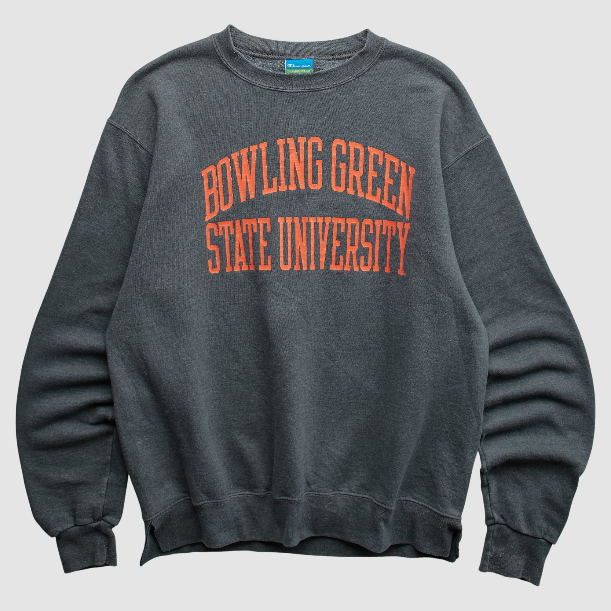 Bowling Green St. Falcons Champion 2010s Pullover Sweatshirt - Charcoal - M by Fanatics Real Vintage