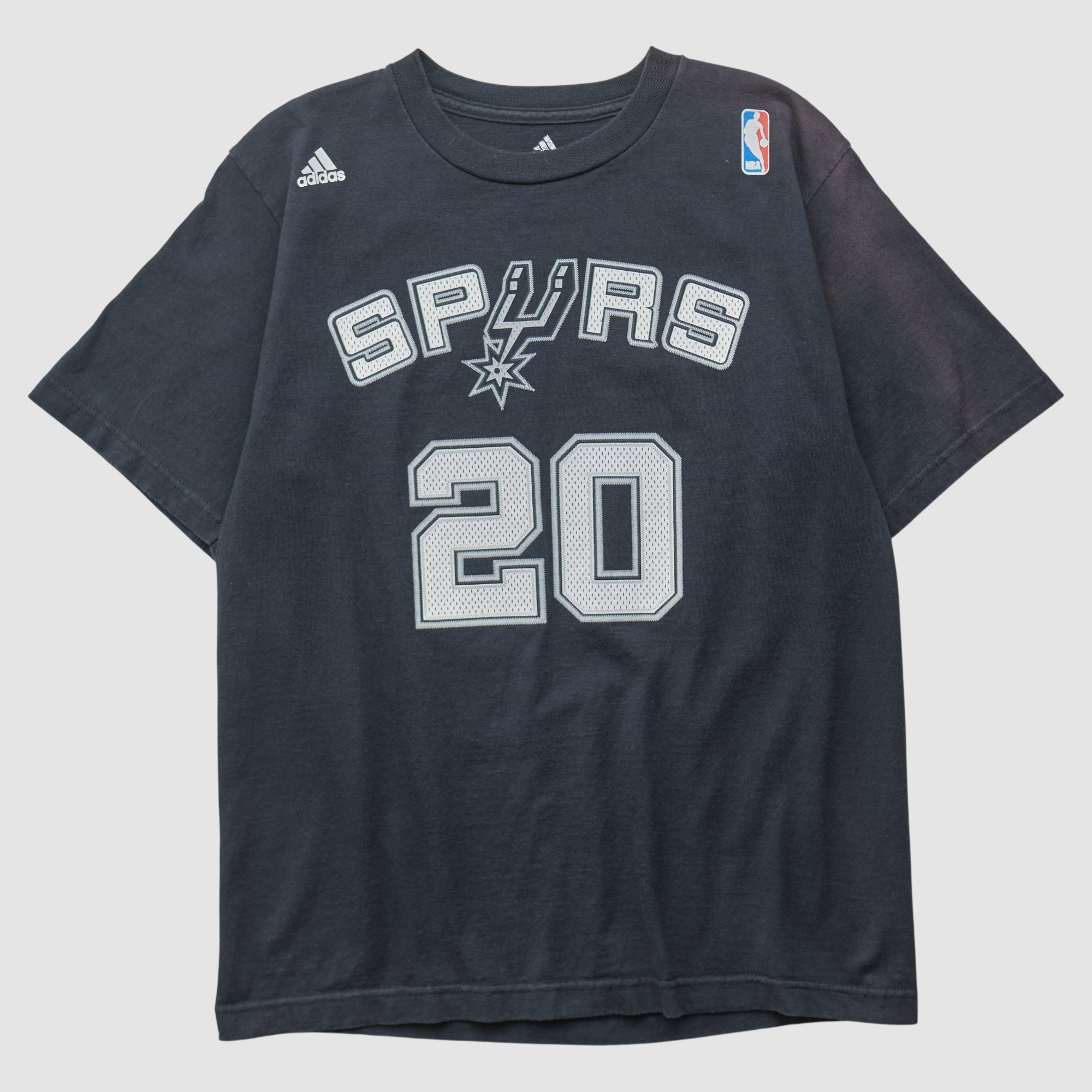San Antonio Spurs Adidas 2010s T-shirt - Black - S by Fanatics Real Vintage