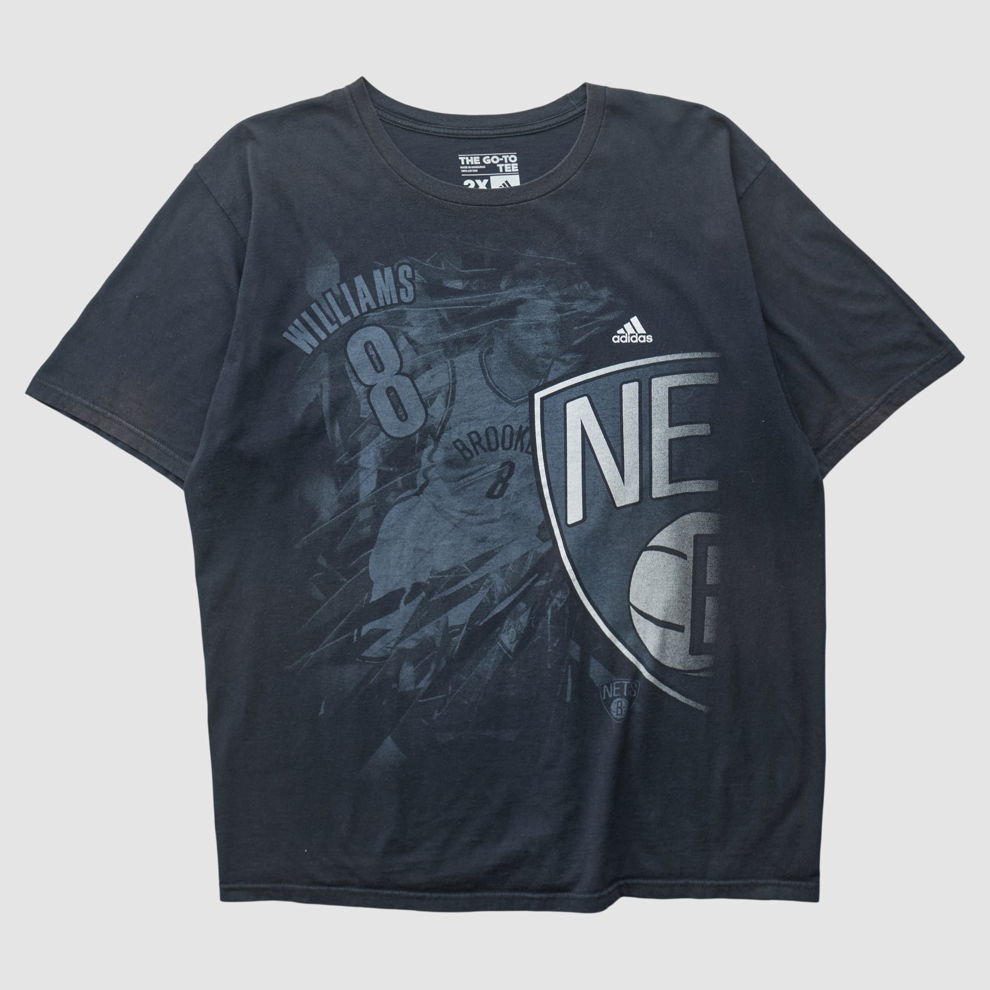 Brooklyn Nets Adidas 2010s T-shirt - Black - XL by Fanatics Real Vintage