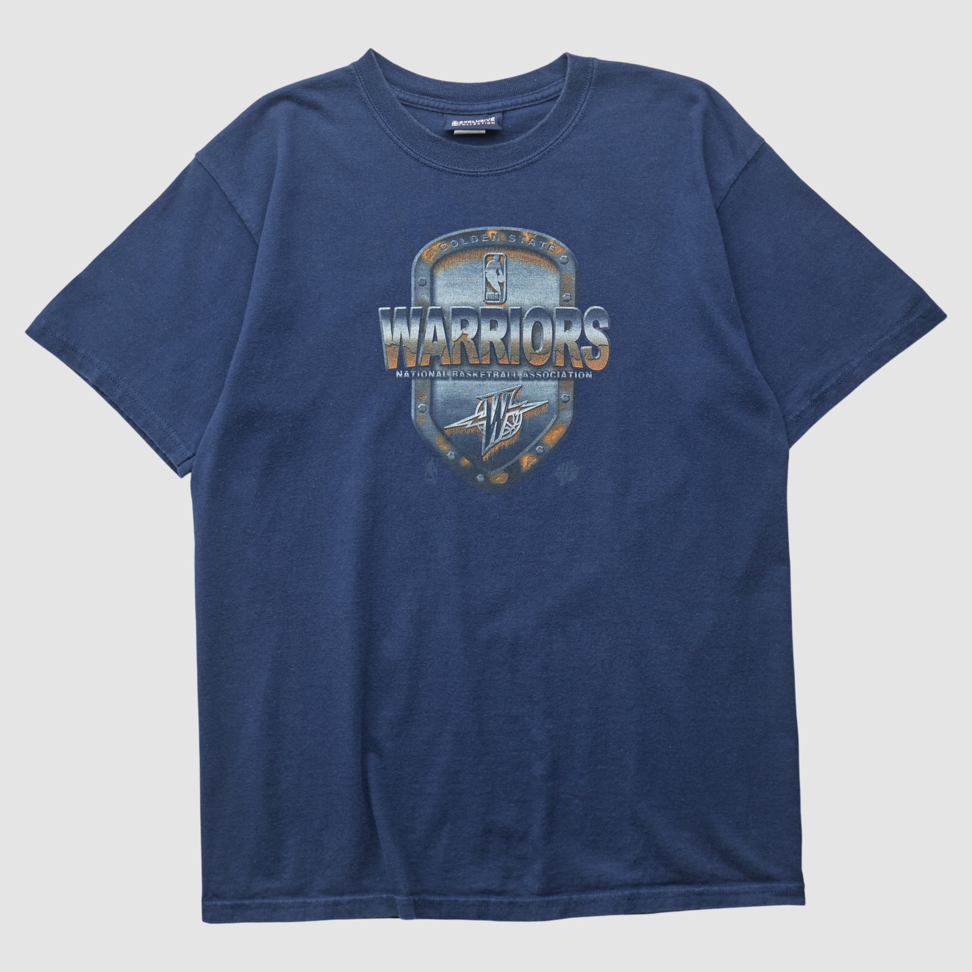 Golden State Warriors NBA Exclusive Collection 2000s T-shirt - Navy - S by Fanatics Real Vintage