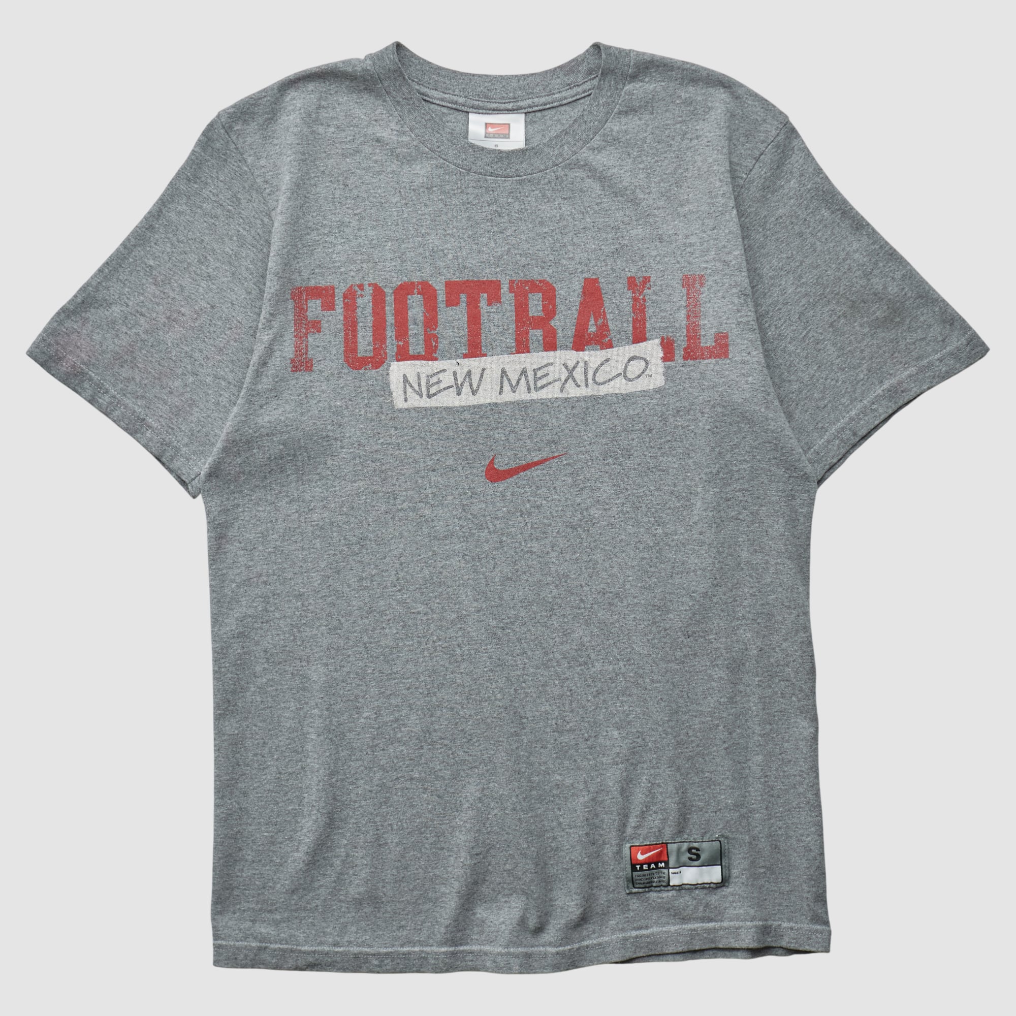 New Mexico Lobos Nike 2000s T-shirt - Heather Gray - S by Fanatics Real Vintage