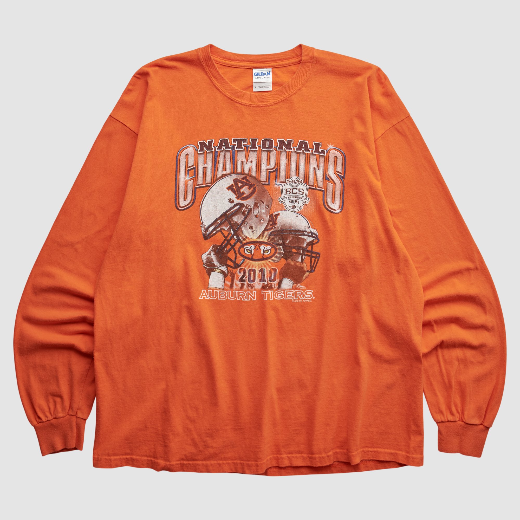 Auburn Tigers Gildan 2014 Long Sleeve T-shirt - Orange - L by Fanatics Real Vintage