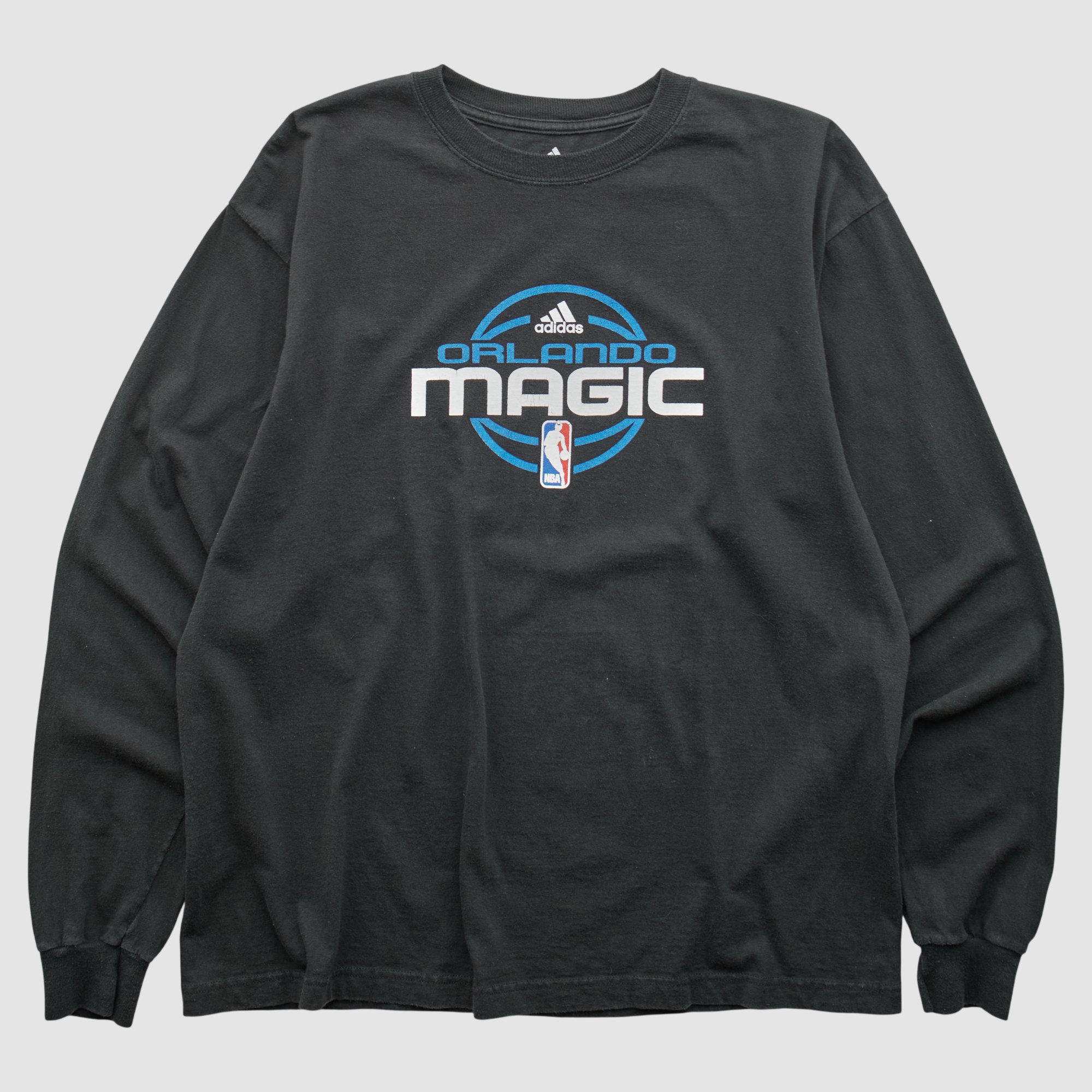 Orlando Magic Adidas 2010s Long Sleeve T-shirt - Black - XL by Fanatics Real Vintage