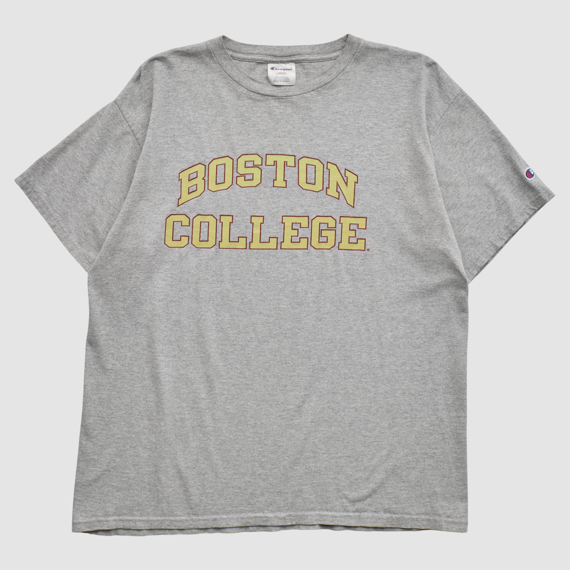 Boston College Eagles Champion 2000s T-shirt - Heather Gray - S by Fanatics Real Vintage