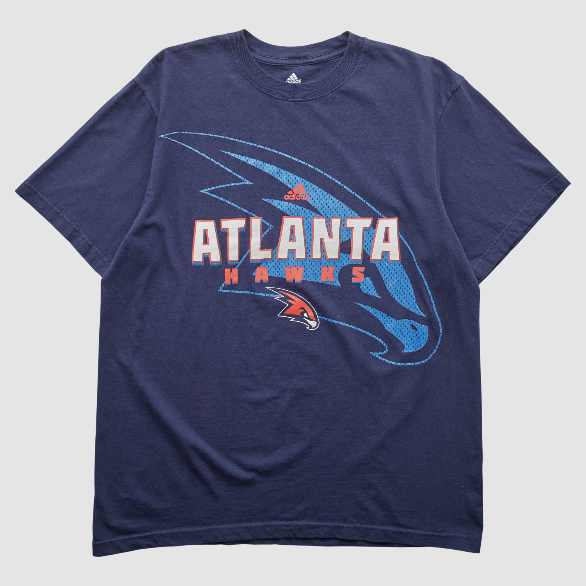 Atlanta Hawks Adidas 2010s T-shirt - Navy - XL by Fanatics Real Vintage
