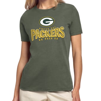 Women's Starter Green Green Bay Packers Under the Arch T-Shirt