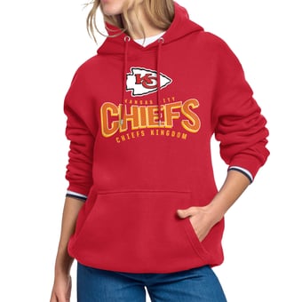 Women's Starter Red Kansas City Chiefs Under the Arch Hoodie