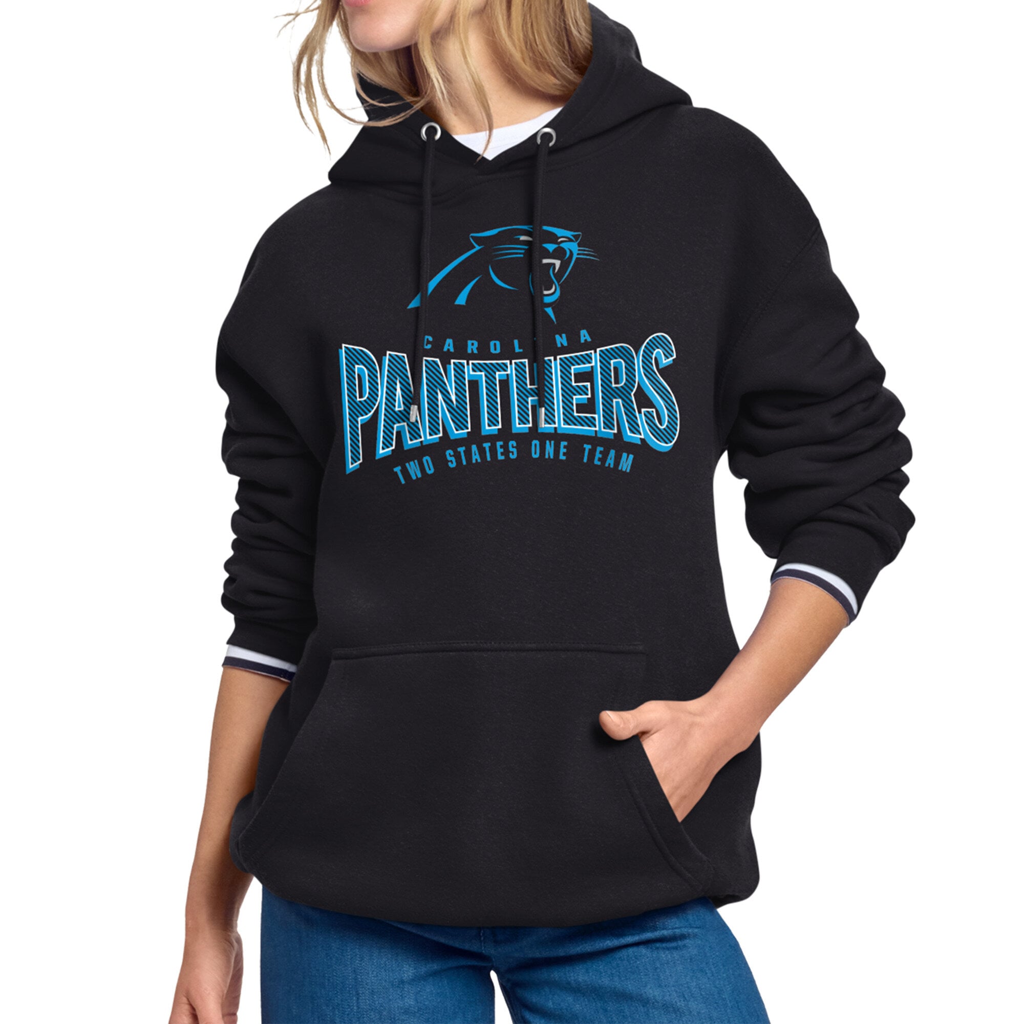 Women’s Starter Black Carolina Panthers Under the Arch Hoodie Women’s Starter Black Carolina Panthers Under the Arch Hoodie