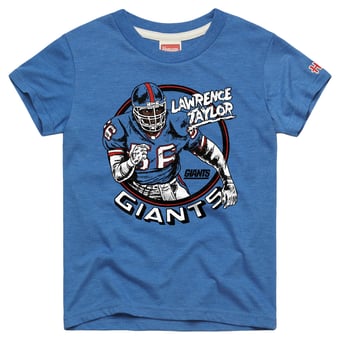 Youth Homage Lawrence Taylor New York Giants Royal Retired Greats T-Shirt