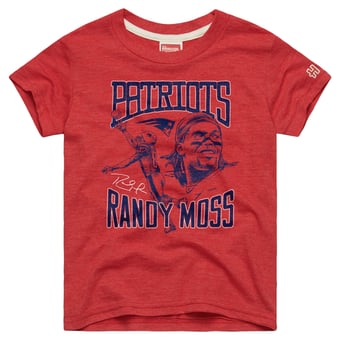 Youth Homage Randy Moss New England Patriots Red Retired Greats T-Shirt