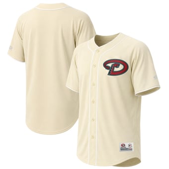 Men's Stitches Cream Arizona Diamondbacks Fashion Jersey