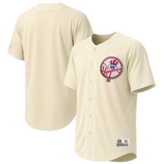 Men's Stitches Cream New York Yankees Jersey