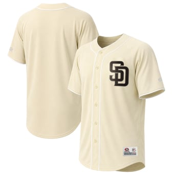 Men's Stitches Cream San Diego Padres Jersey