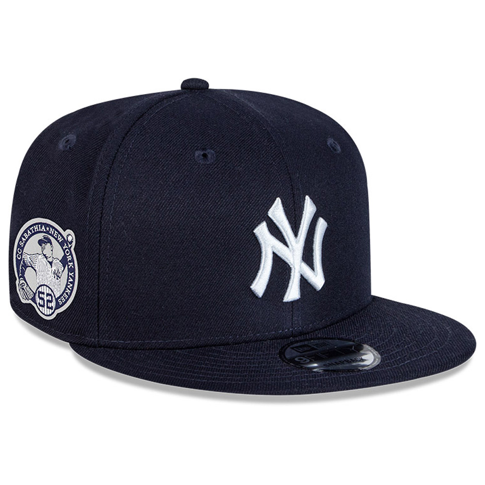 Men's New Era CC Sabathia Navy New York Yankees Number Retirement 9FIFTY Snapback Hat