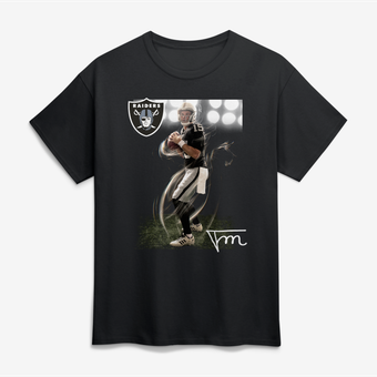 Men's Fernando Mendoza Las Vegas Raiders Black Rookie T-Shirt