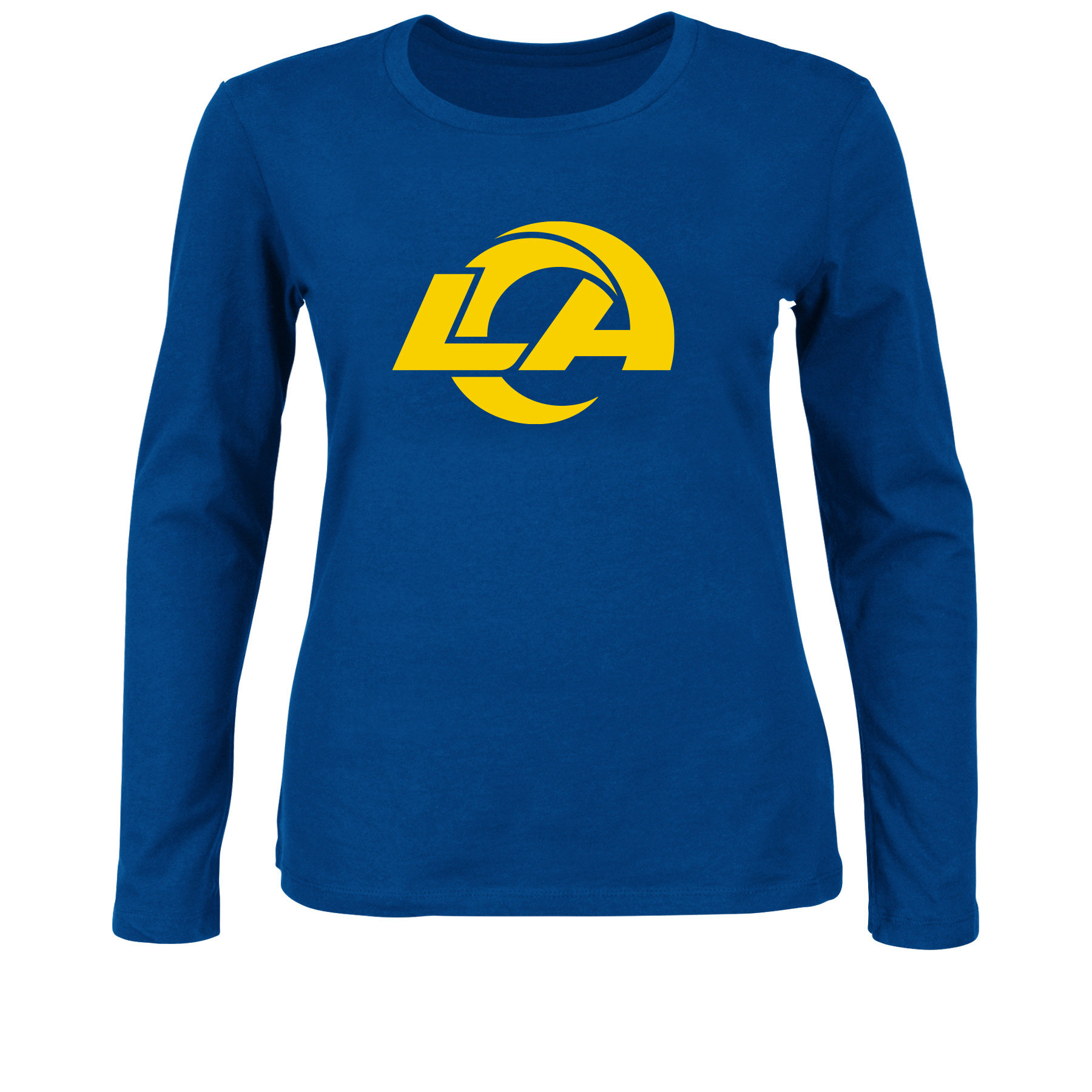 Women's Fanatics Royal Los Angeles Rams Plus Size Primary Logo Long Sleeve T-Shirt