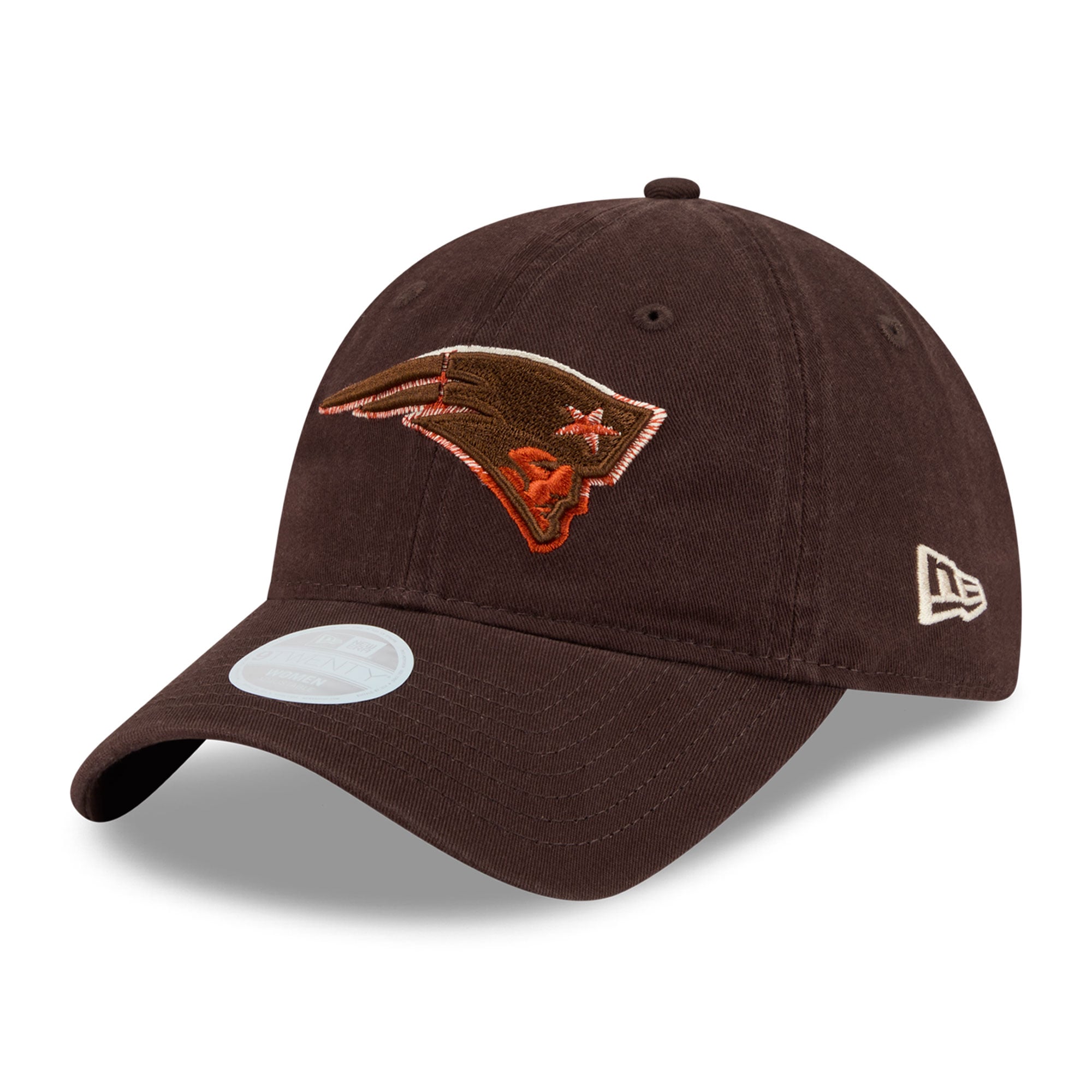Women’s New Era Brown New England Patriots Pumpkin Spice 9TWENTY Adjustable Hat
