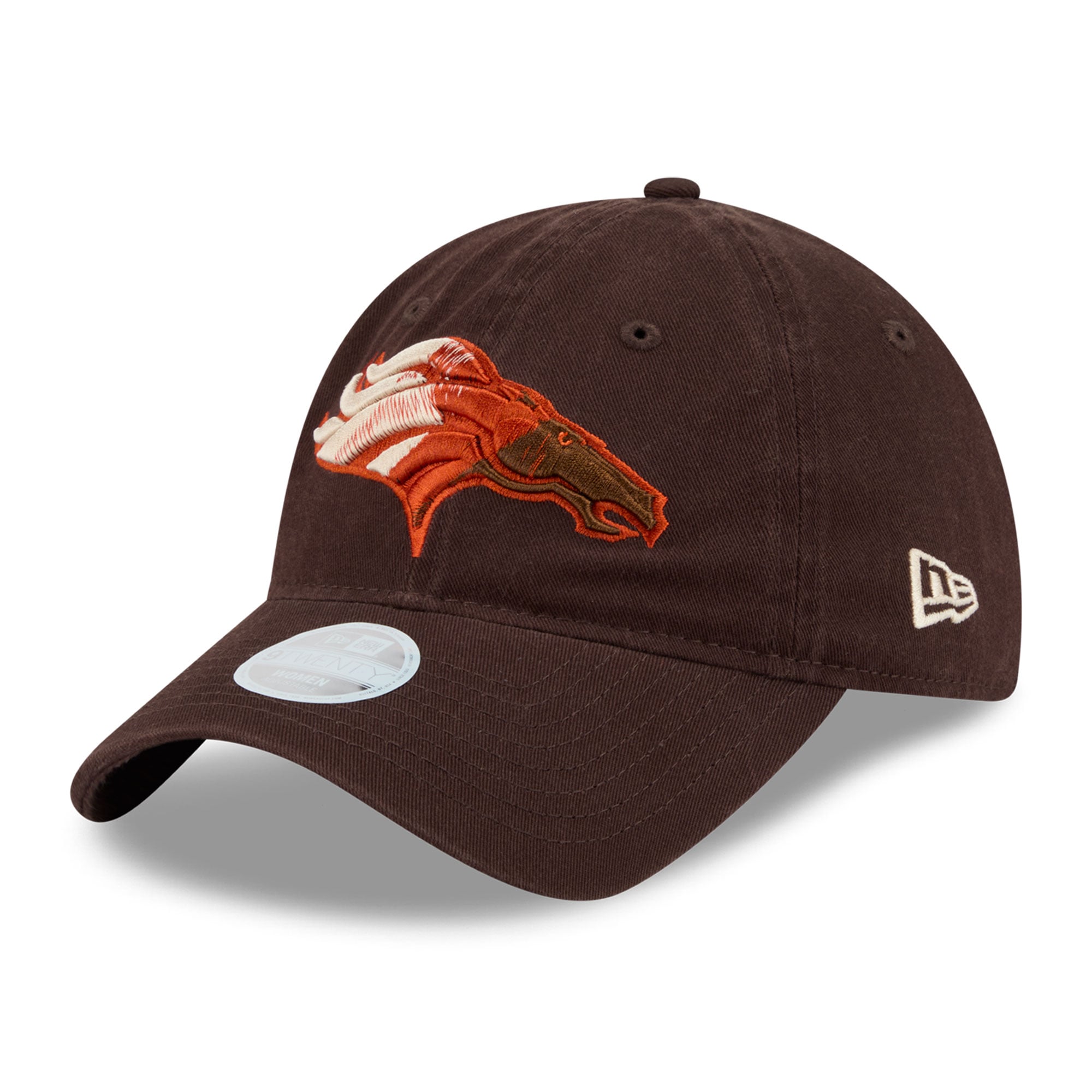 Women's New Era Brown Denver Broncos Pumpkin Spice 9TWENTY Adjustable Hat