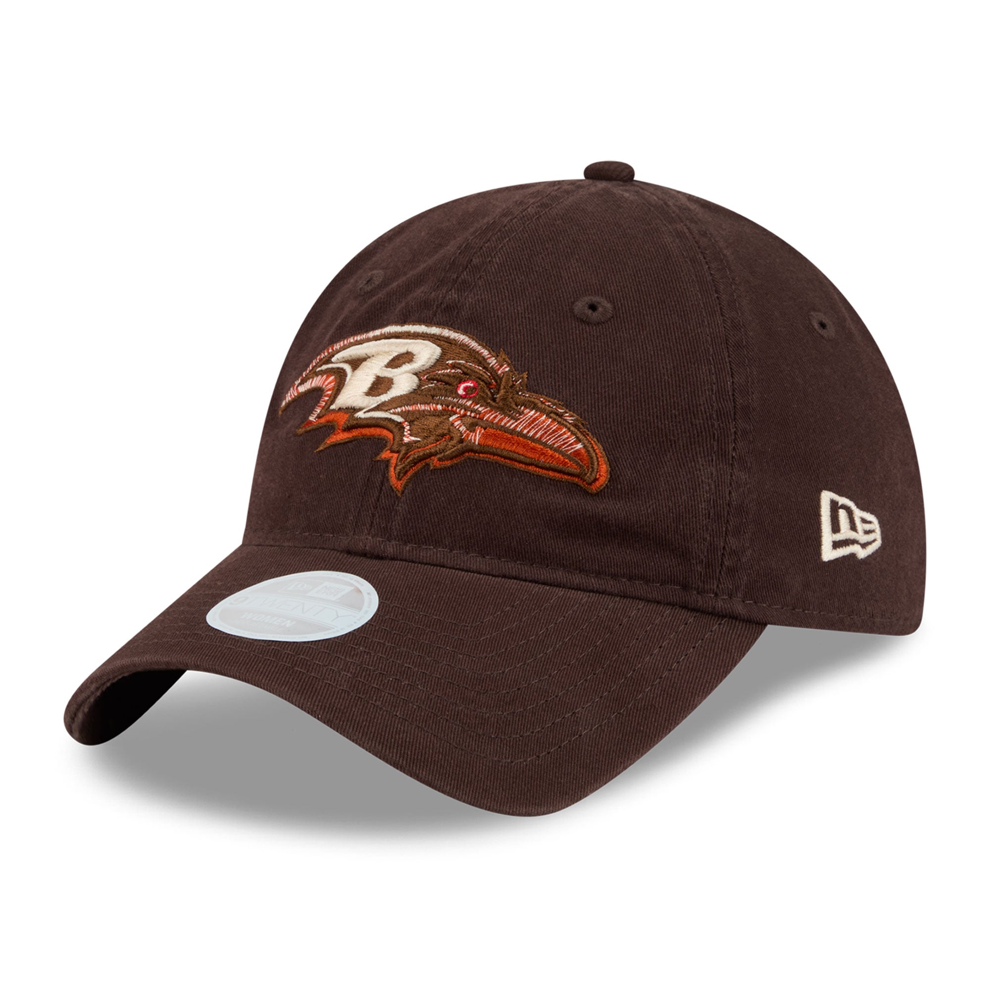 Women's New Era Brown Baltimore Ravens Pumpkin Spice 9TWENTY Adjustable Hat