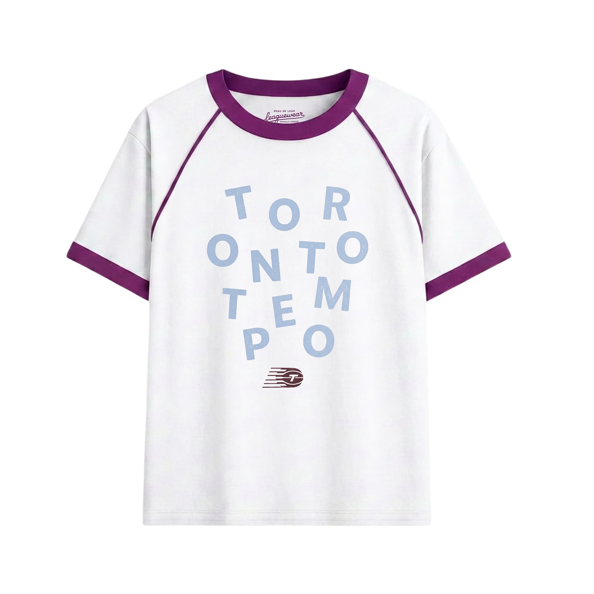 Unisex Peau De Loup  Cream Toronto Tempo Ringer T-Shirt