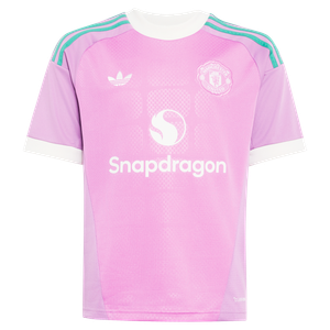 Maillot Gardien Extérieur Manchester United adidas 26/27 - Enfant avec flocage Lammens 1, vue 3