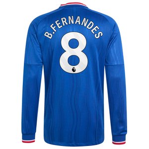 Maillot Extérieur Manchester United adidas Authentic 26/27 - Manches longues avec flocage B.Fernandes 8, vue 4