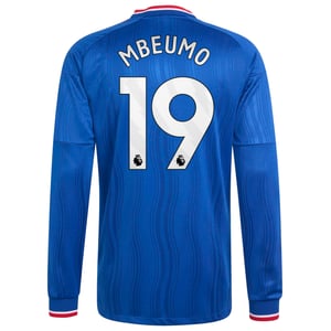 Maillot Extérieur Manchester United adidas Authentic 26/27 - Manches longues avec flocage Mbeumo 19, vue 4
