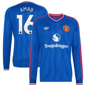 Maillot Extérieur Manchester United adidas 26/27 - Manches longues avec flocage Amad 16, vue 2