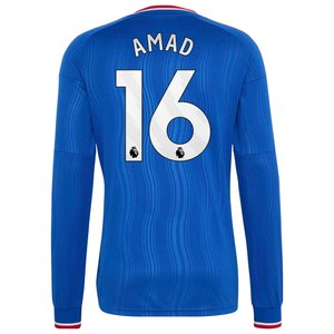 Maillot Extérieur Manchester United adidas 26/27 - Manches longues avec flocage Amad 16, vue 4