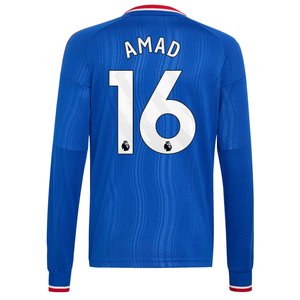 Maillot Extérieur Manchester United adidas 26/27 - Manches longues - Enfant avec flocage Amad 16, vue 4