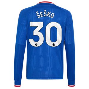 Maillot Extérieur Manchester United adidas 26/27 - Manches longues - Enfant avec flocage Šeško 30, vue 4