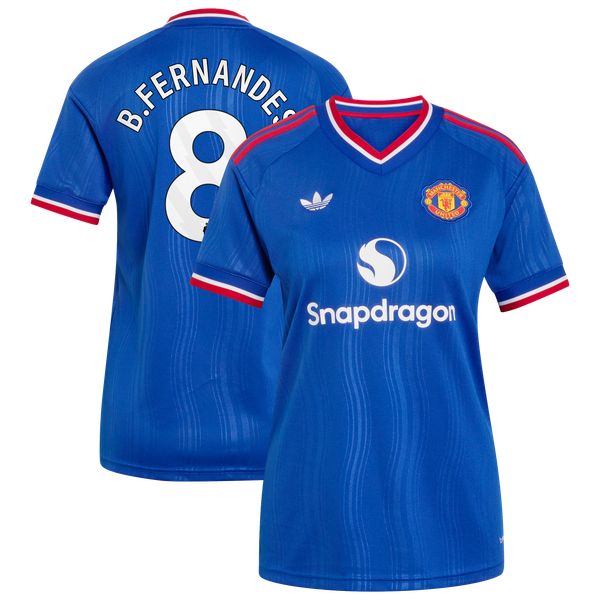 Maillot Extérieur Manchester United adidas 26/27 - Femme avec flocage B.Fernandes 8